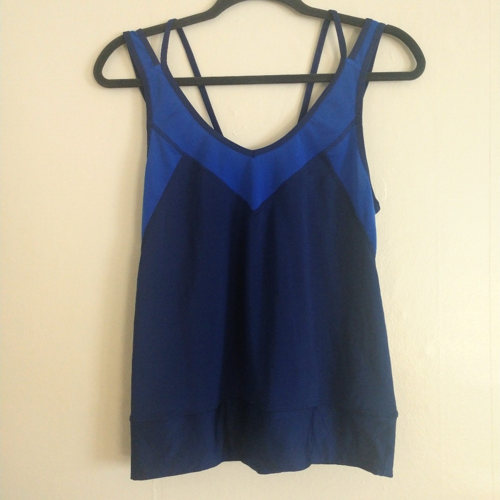 SOLD Lucy Blue lucytech Exercise Tank NWOT